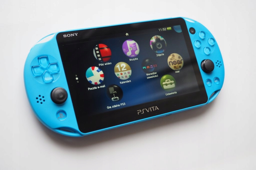 SONY PS VITA SLIM- UNIKAT AQUA BLUE GWARANCJA - 7739899204 - oficjalne ...