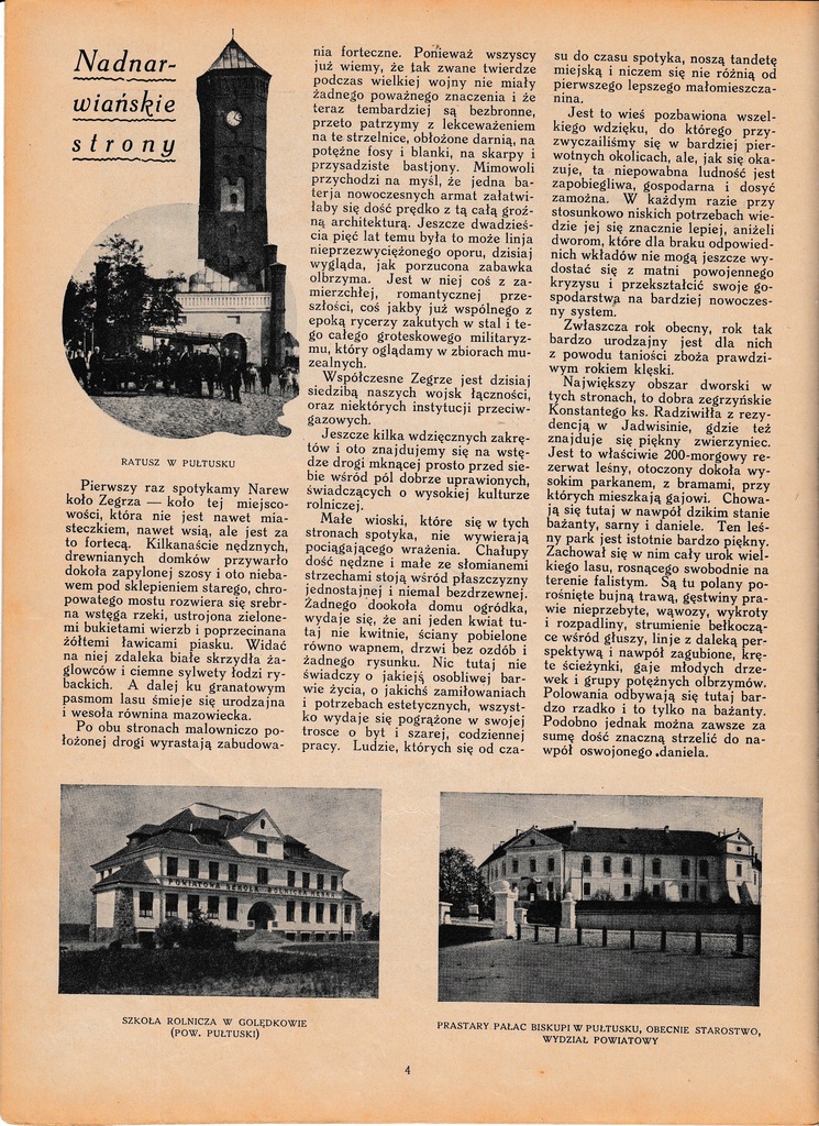 Pułtusk Golądkowo Włostów buick hr Tarnowski 1929r