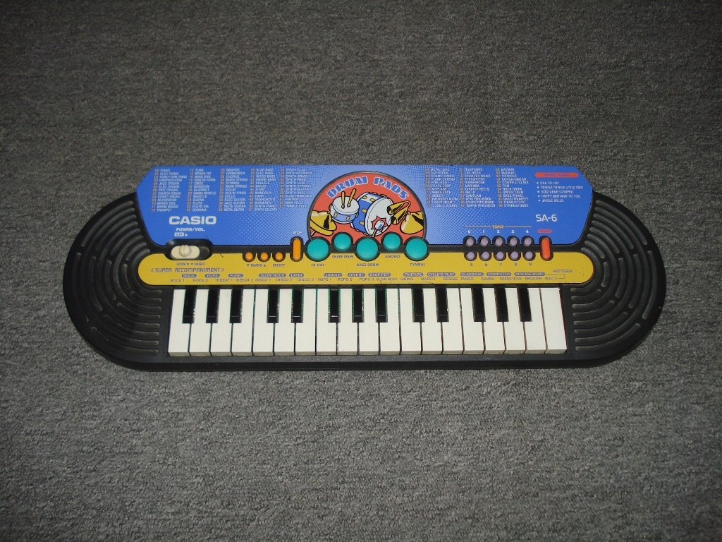 Keyboard CASIO SA-6 organy syntezator prezent