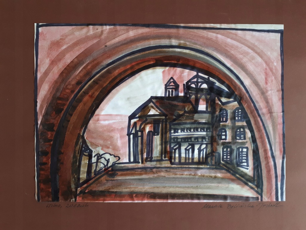 malarstwo współczesne, szkic, ARCHITEKTURA 3