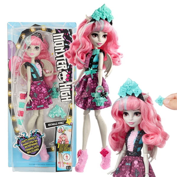 MONSTER HIGH Lalka ROCHELLE Party Charms DO STYLIZ