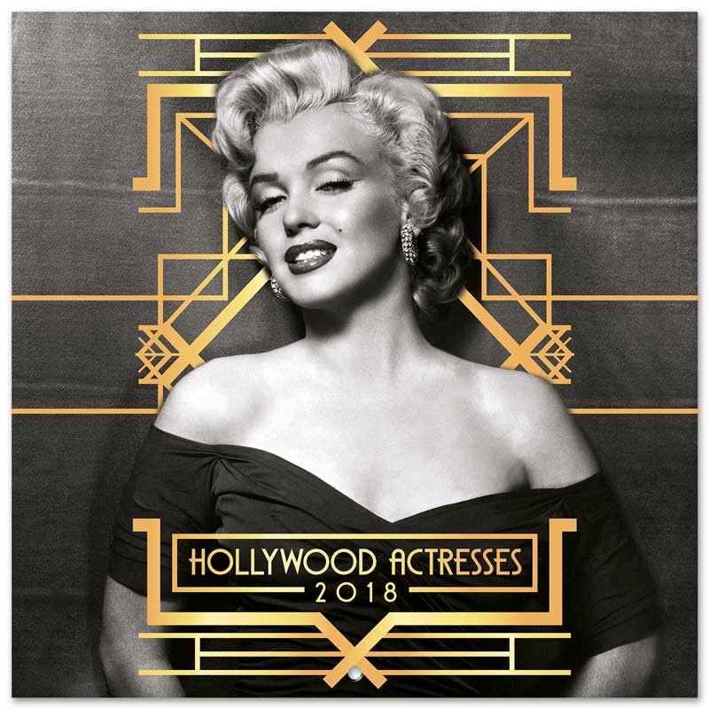 KALENDARZ 2018 - AKTORKI HOLLYWOOD  STARE KINO
