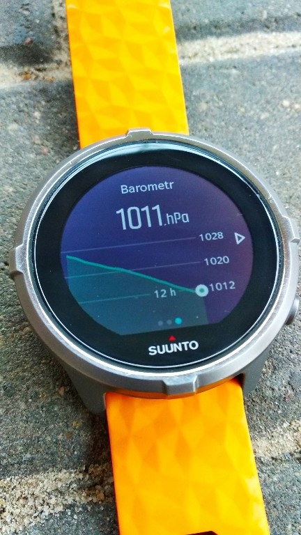 zegarek suunto spartan sport wrist hr baro amber