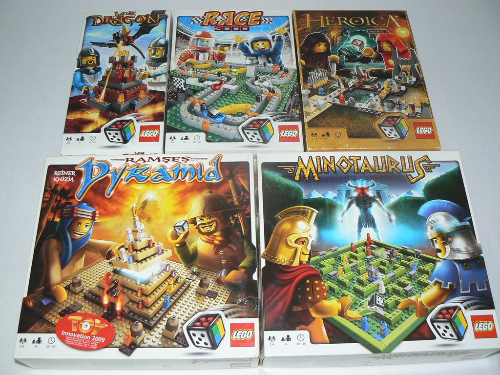 Gry LEGO 2,38 kg minotaurus heroica pyramid (M 37)