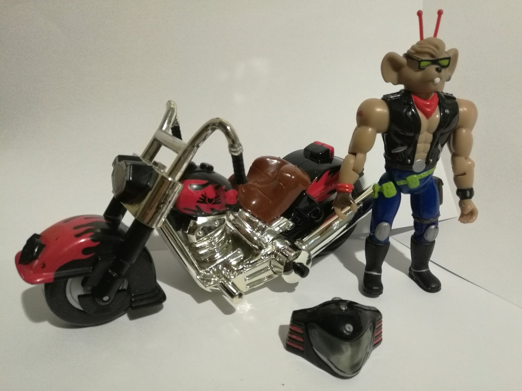 Biker Mice from Mars Throttle na motorze  UNIKAT!