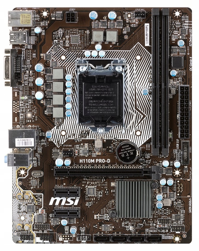 Płyta główna MSI H110M PRO-D DDR4 DIMM LGA1151