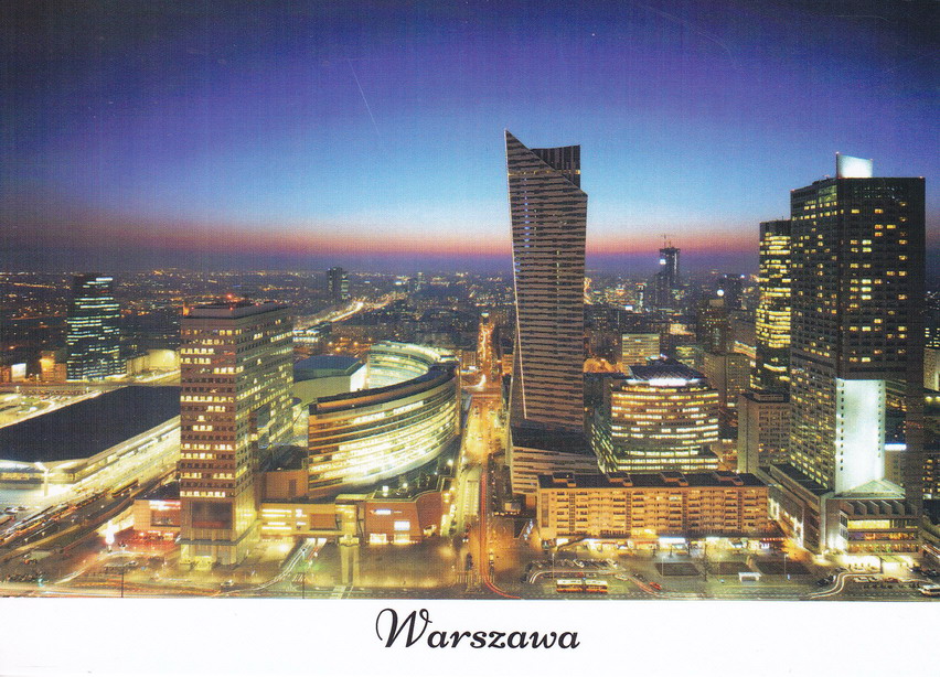 WARSZAWA - ZŁOTE TARASY - Z LOTU PTAKA