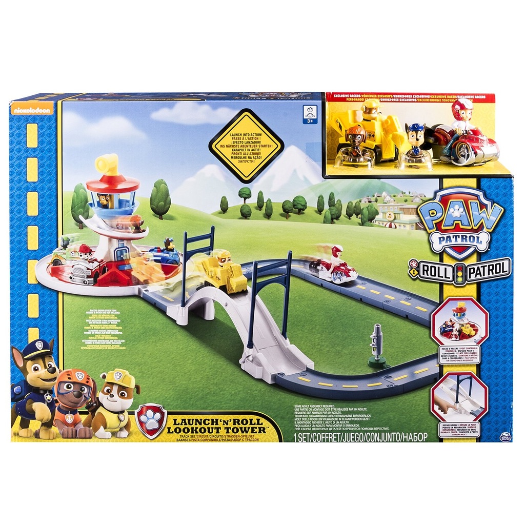 PSI PATROL RollPatrol Tor Baza Figurki Pojazdy 24H