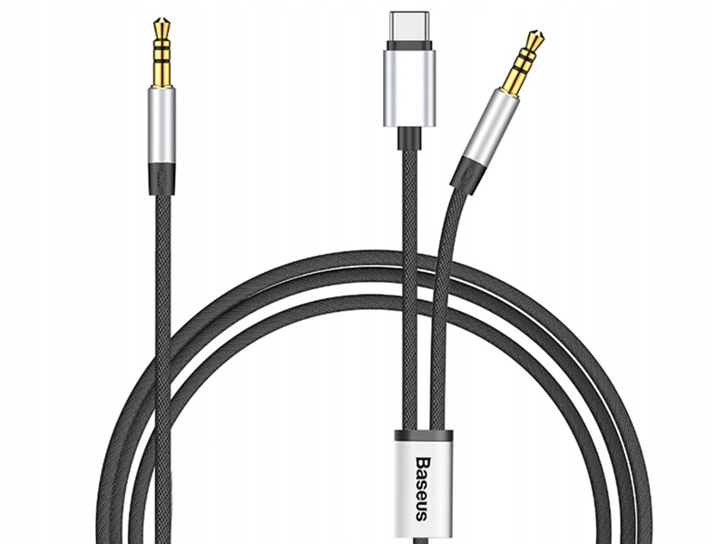 BASEUS KABEL AUDIO 2x mini Jack 3.5 mm USBC TYP C 7045665856