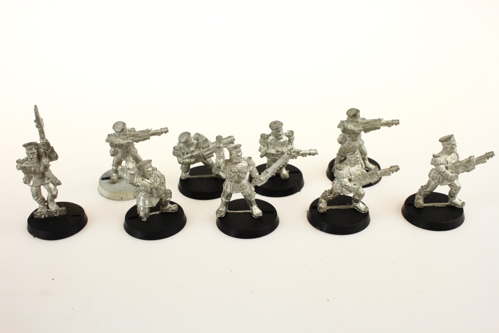 Mordian Iron Guard zestaw 9 figurek metal