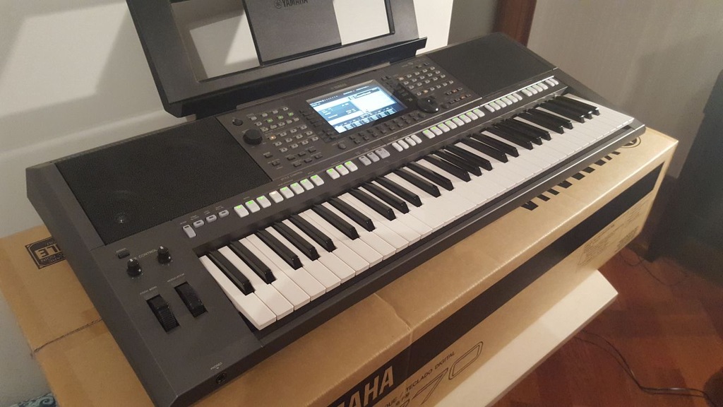 Keyboard Yamaha PSRS770 7145895806 oficjalne archiwum Allegro