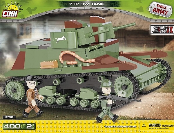 Polski czołg 7TP DW Tank COBI 2512