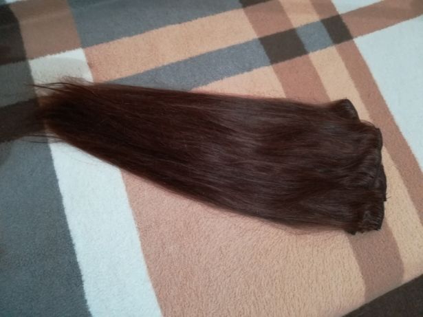 Włosy naturalne clip in 45-48 cm