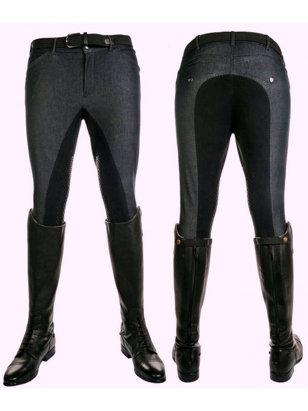 BRYCZESY MĘSKIE HKM SILIKON JEANS 54 WYPRZEDAŻ!