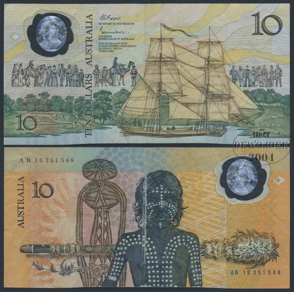 MAX - AUSTRALIA 10 Dollars 1988 AB16 POLIMER # F-