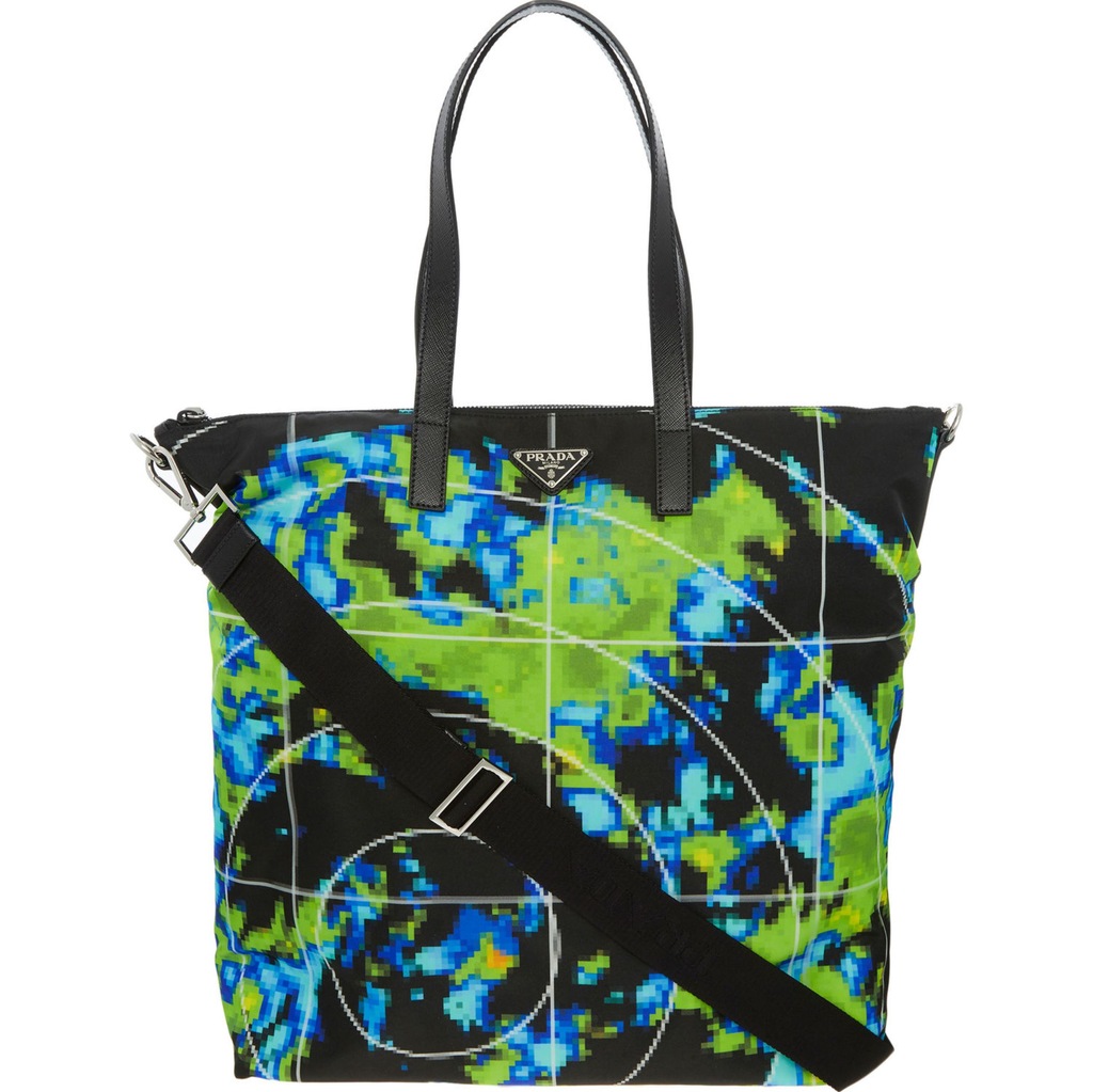 Prada torba Radar print shopping bag