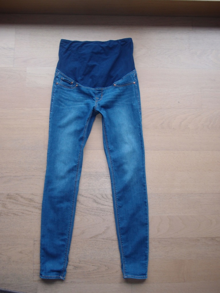 Ciążowe jeansy H&M MAMA SKINNY rurki rozm.38