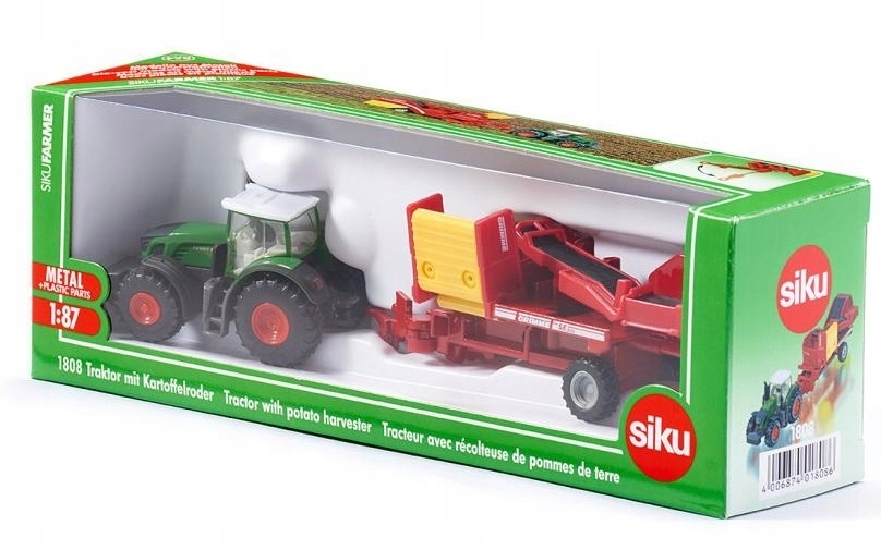 1808 ciągnik Fendt z kombajnem do ziemniaków siku