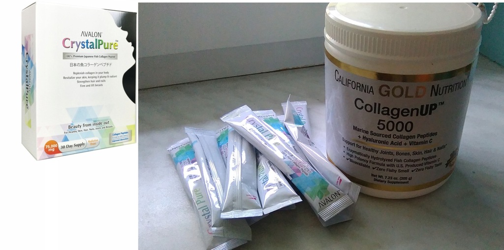ZESTAW KOLAGEN AVALON RYBI + CALIFORNIA GOLD skóra
