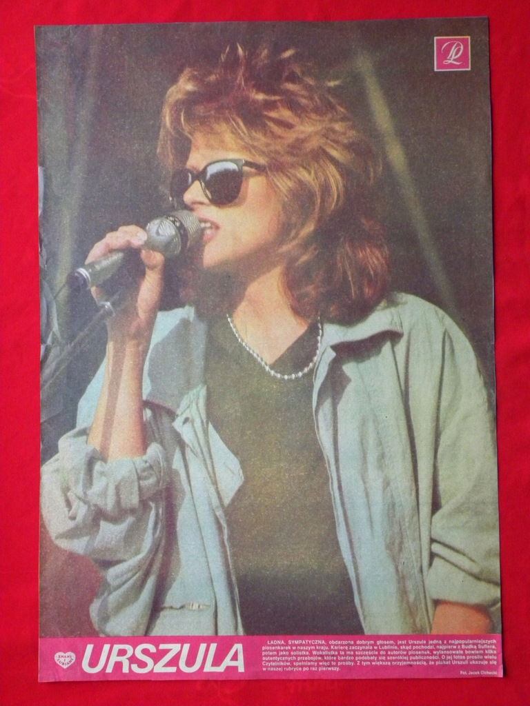 URSZULA plakat z lat 80 DL