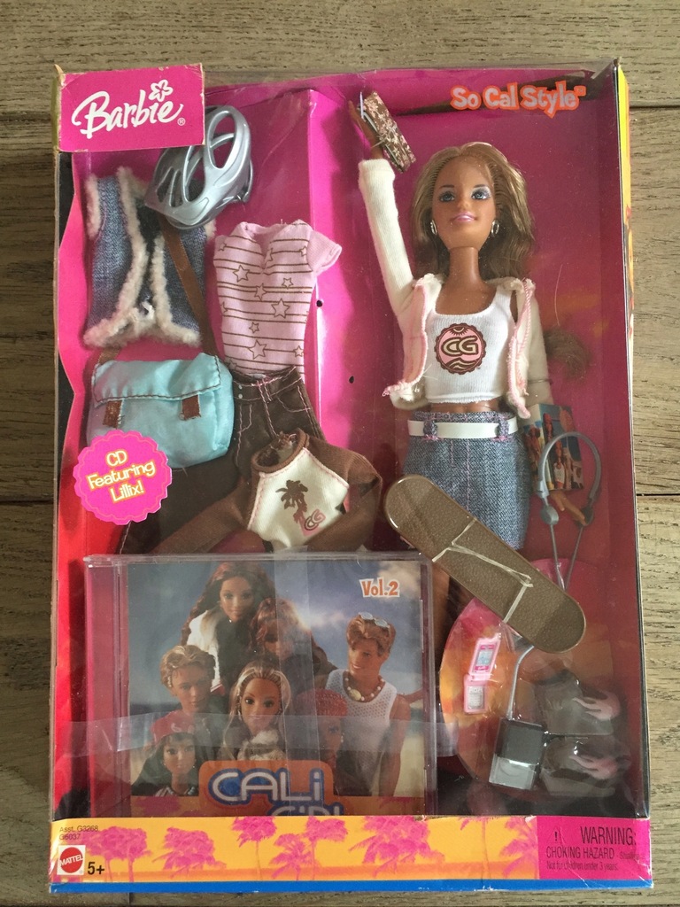 Lalka Barbie Cali Girl Collector gumowe nogi