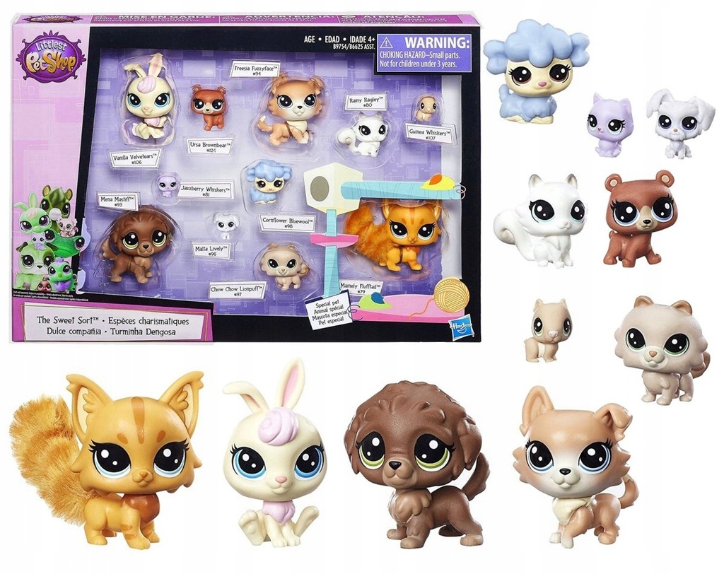 LITTLEST PET SHOP ZESTAW 11 FIGUREK ZWIERZAKI LPS 7060713270