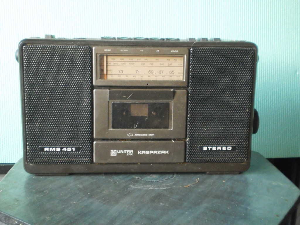 Radio magnetofon Kasprzak stereo.