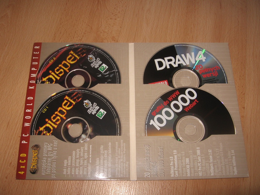 gra RPG  Dispel   15 lat PC World Computer   4CD