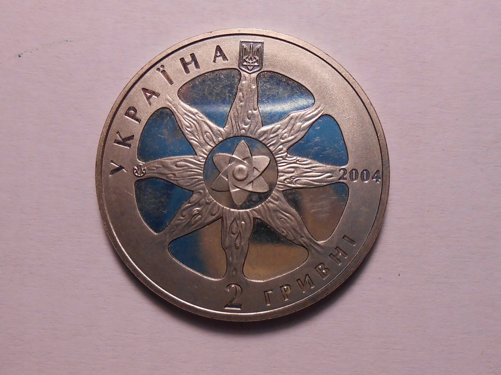 Ukraina 2 UAH 2004 r. od 1 zł