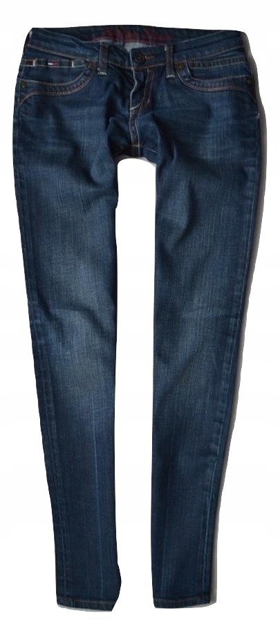 Tommy HILFIGER Jeans Spodnie Dzinsy Damskie RURKI