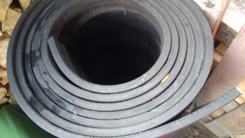 Guma Taśmociąg taśma podajnik szer 118 cm gr 18 mm