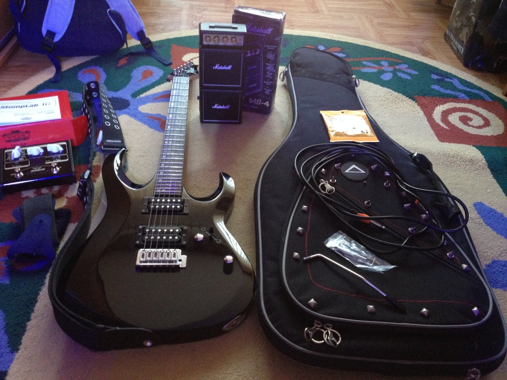 GITARA ELEKTRYCZNA CORT X1 + efekt, pokrowiec