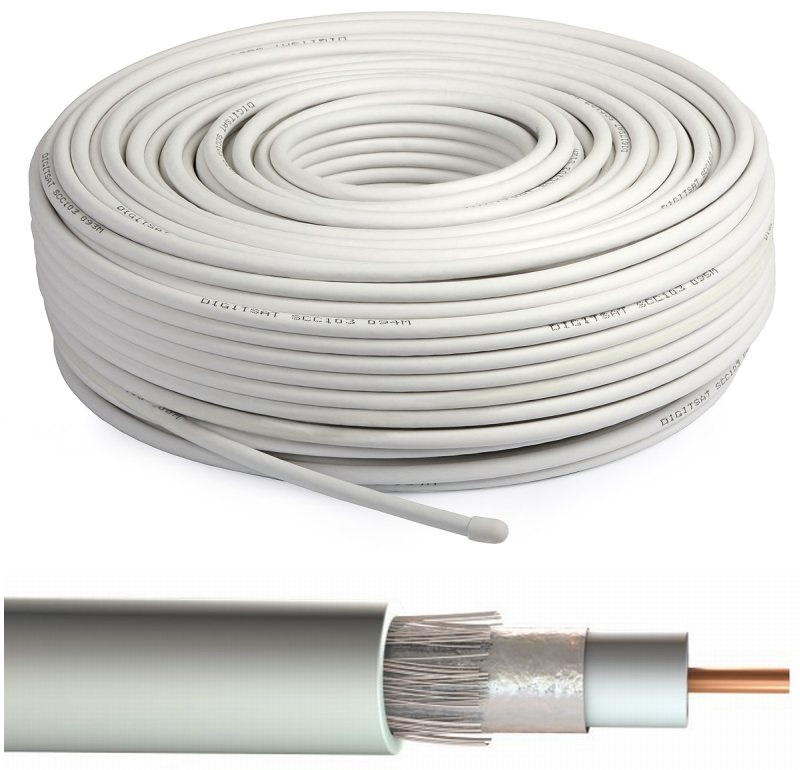 Kabel Koncentryczny CCS SCC 1,02 DigitSat RG6 100m
