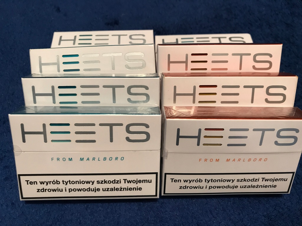 Heets 8 paczek Pomarańćz + Turkus | wkłady IQOS