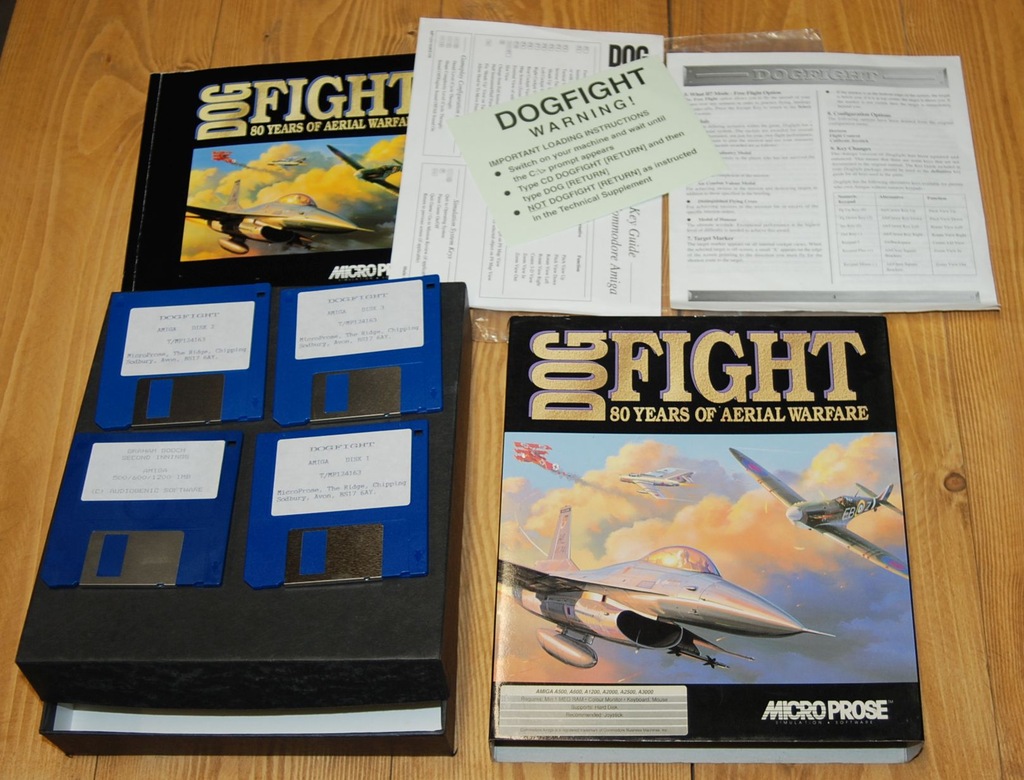 Amiga Dog Fight Micro Prose w pudełku