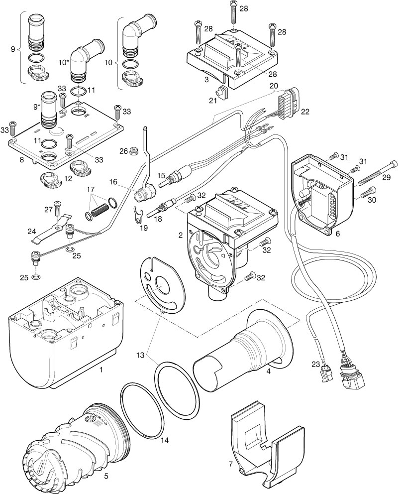 Eberspacher Hydronic d4wsc схема