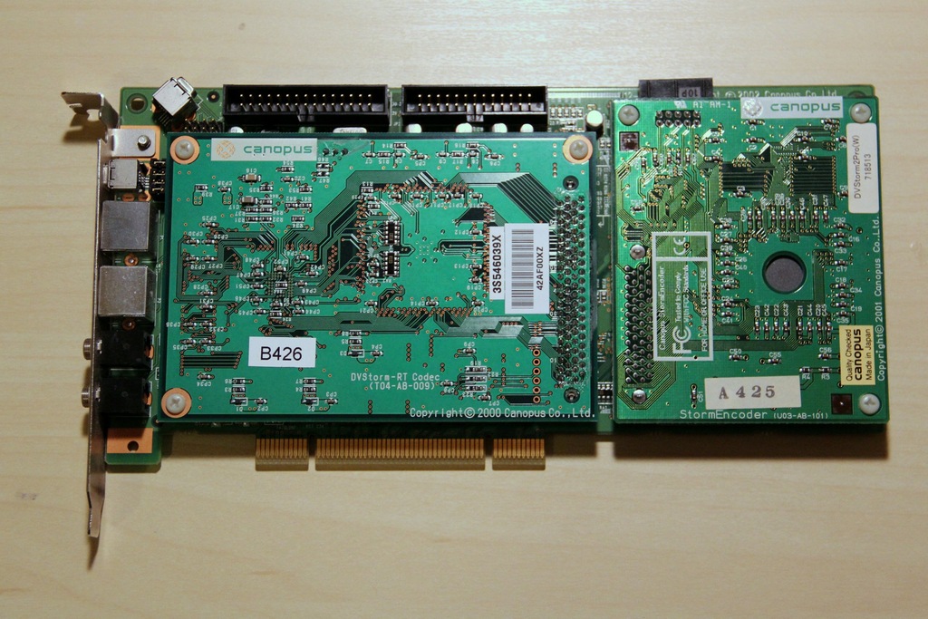 Canopus DV Storm 2 Pro karta video, zgrywanie,