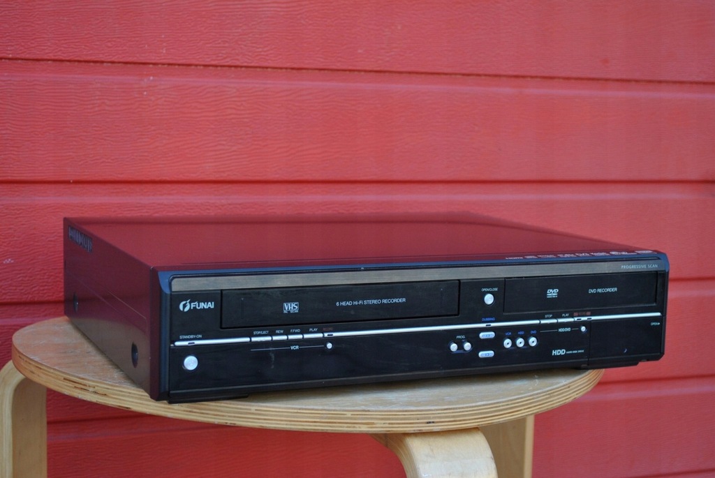 FUNAI TD6D-D4413DB combo HDD/DVD/VHS nagrywarka