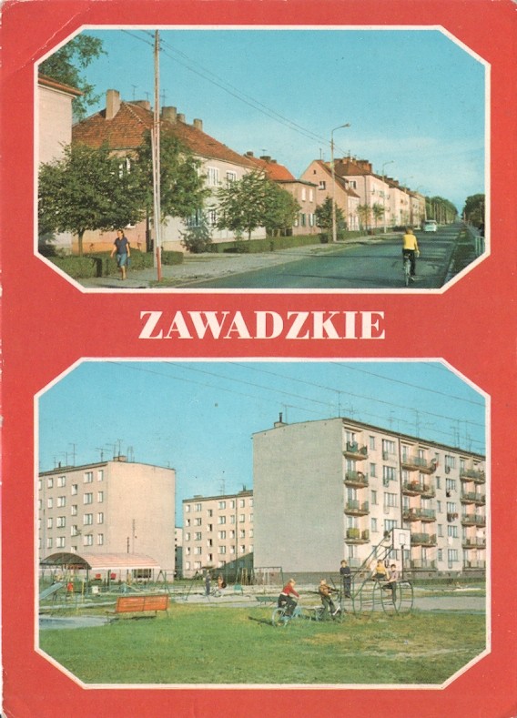 ZAWADZKIE - ULICA OPOLSKA + OSIEDLE - 1980R 