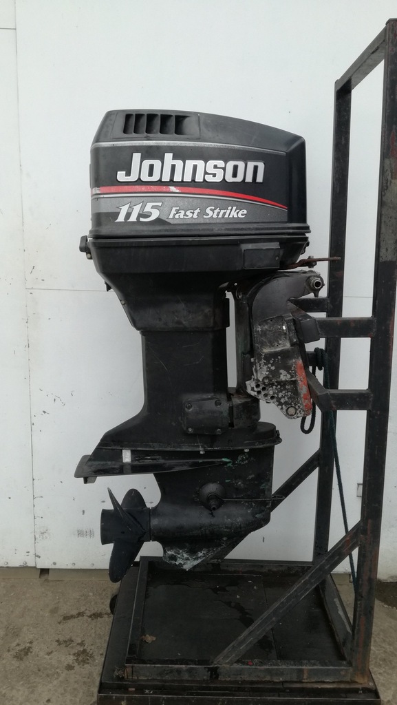Silnik zaburtowy Johnson 115, silny i sprawny