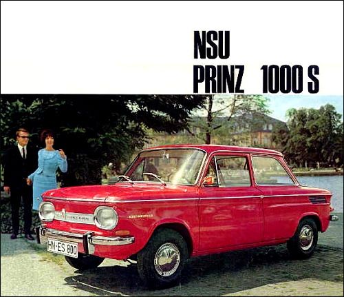 1966 NSU PRINZ 1000 S NA INNEJ OPEL REKORD