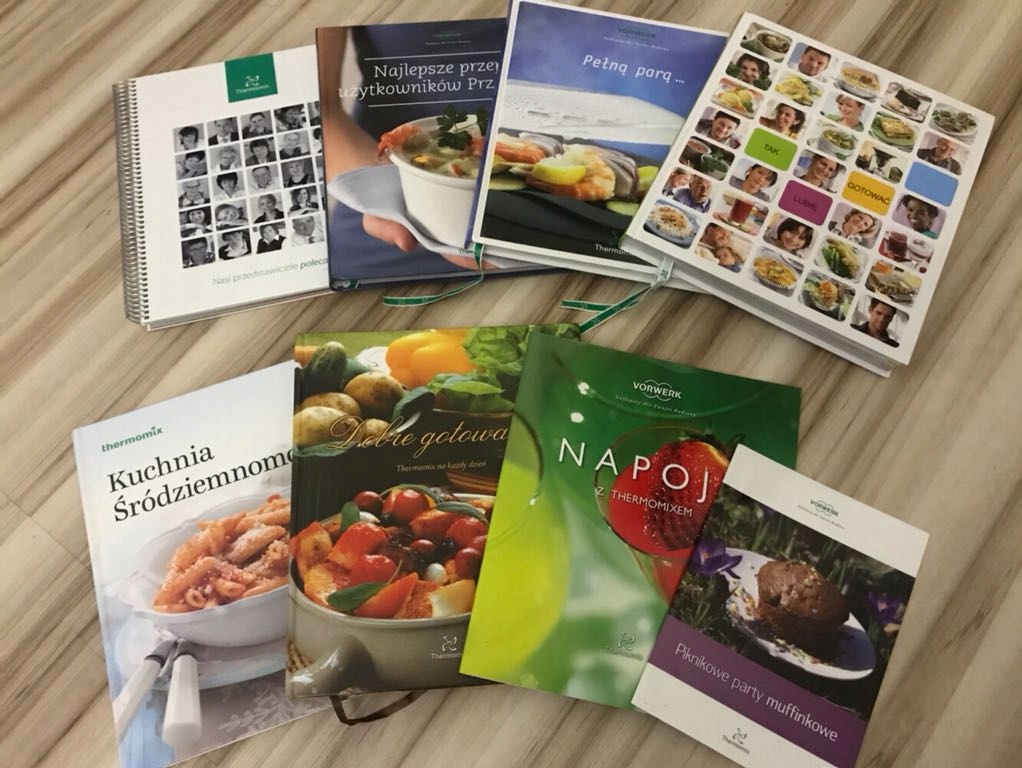 Książki kucharskie Thermomix 31 zestaw 7 sztuk