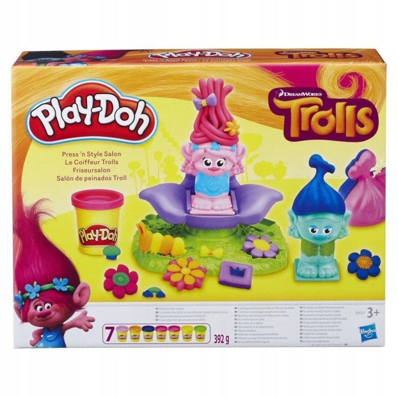PLAY DOH B9027 TROLLS TROLLE SALON FRYZJERSKI