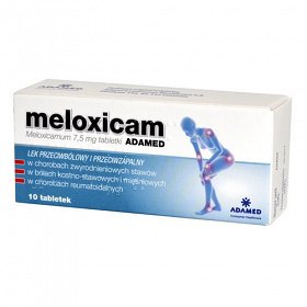 Meloxicam Adamed, 7,5 mg 10 tabletek APTEKA