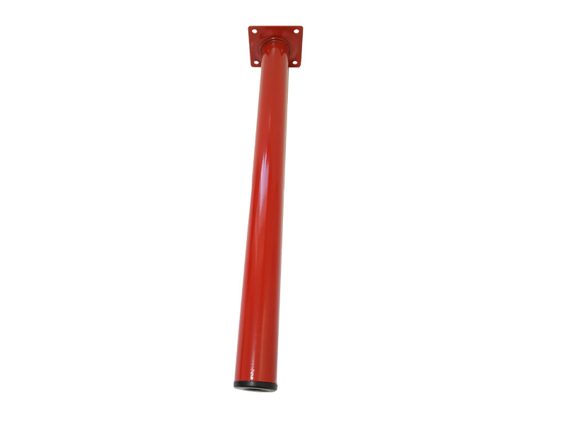 NOGI DO STOŁU NOGA MEBLOWA OKRĄGŁA CZERWONA 40CM