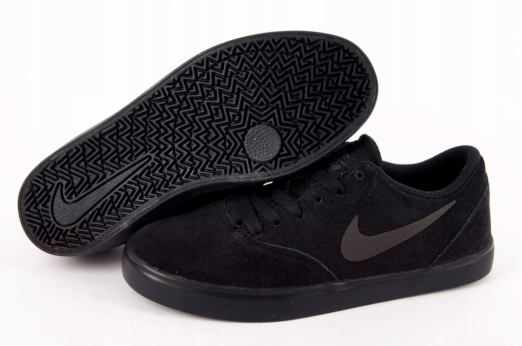 nike sb check suede black