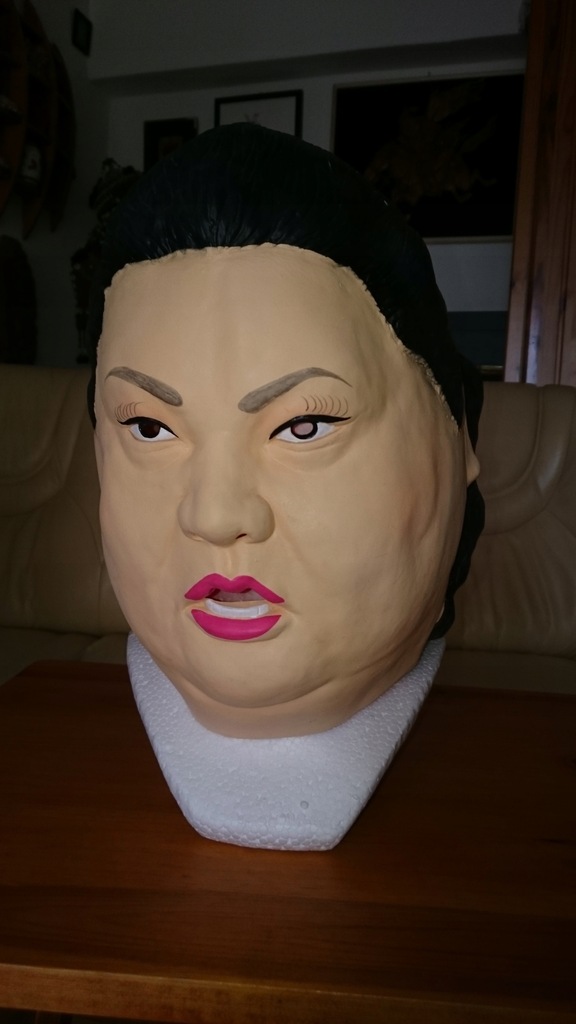 japońska maska zawodnika sumo - nowa - oryginalna