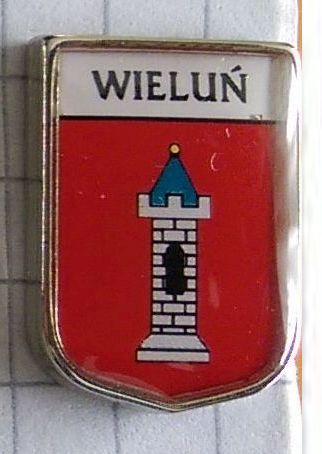 Odznak Herb Wieluń heraldyka