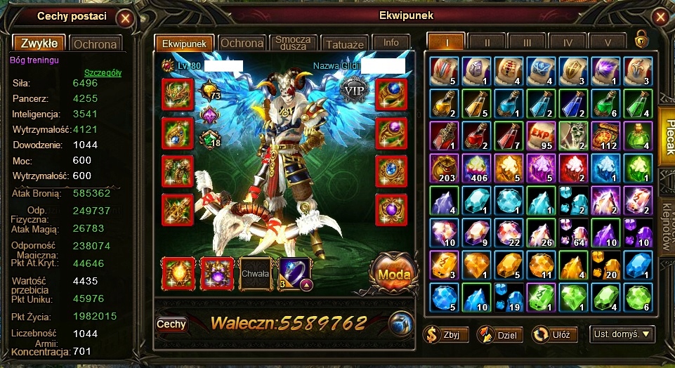 KONTO W GRZE LEGEND ONLINE S. 477 WRAZ Z E-MAILEM