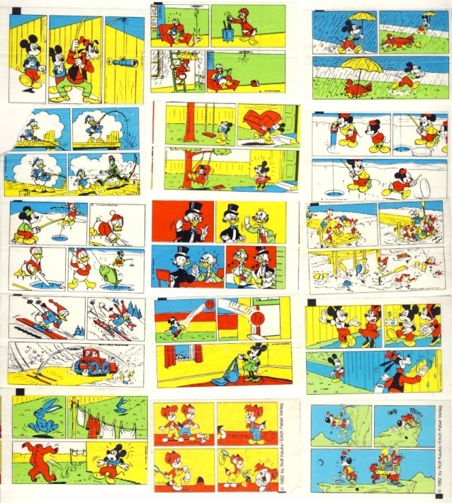 Historyjki z gum Donald - 15 sztuk (Z3)